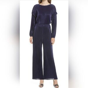 Nordstrom halogen stretchy jumpsuit xxl navy